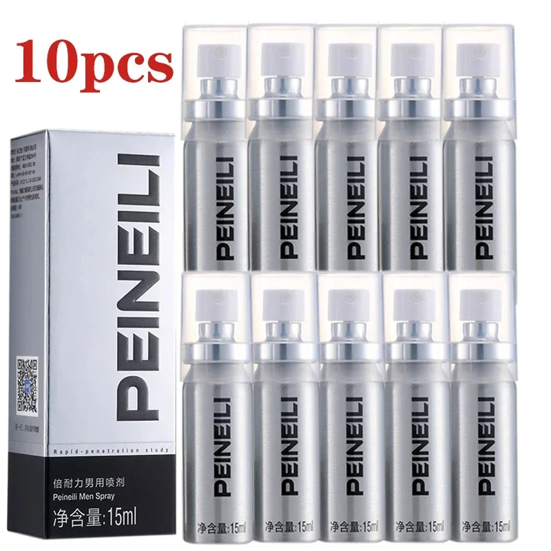 10PCS Peineili Long-last Sex Delay Spray Products Male Sex Spray for Penis Men Prevent Premature Ejaculation Adult Products