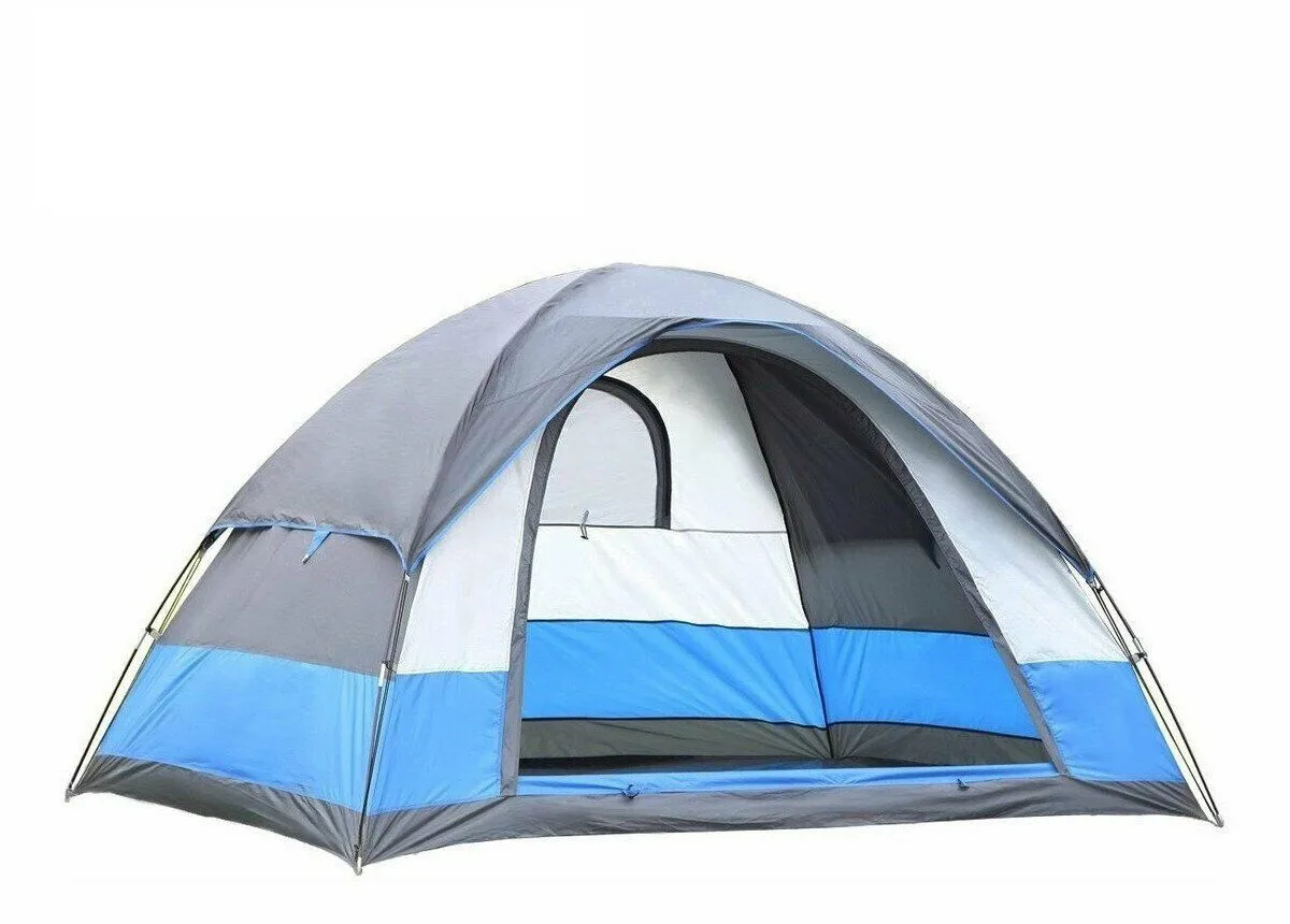 

GazebosWater Resistant 5 Person 3 Season Family Dome Tent with Carry Bag