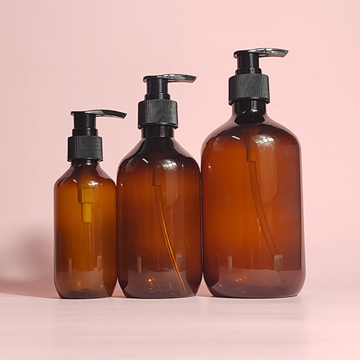 150ML 300ML 500ML Empty Bath Pump Bottle Bathroom Portable Soap Dispensers Refillable Lotion Shampoo Shower Gel Soap Container