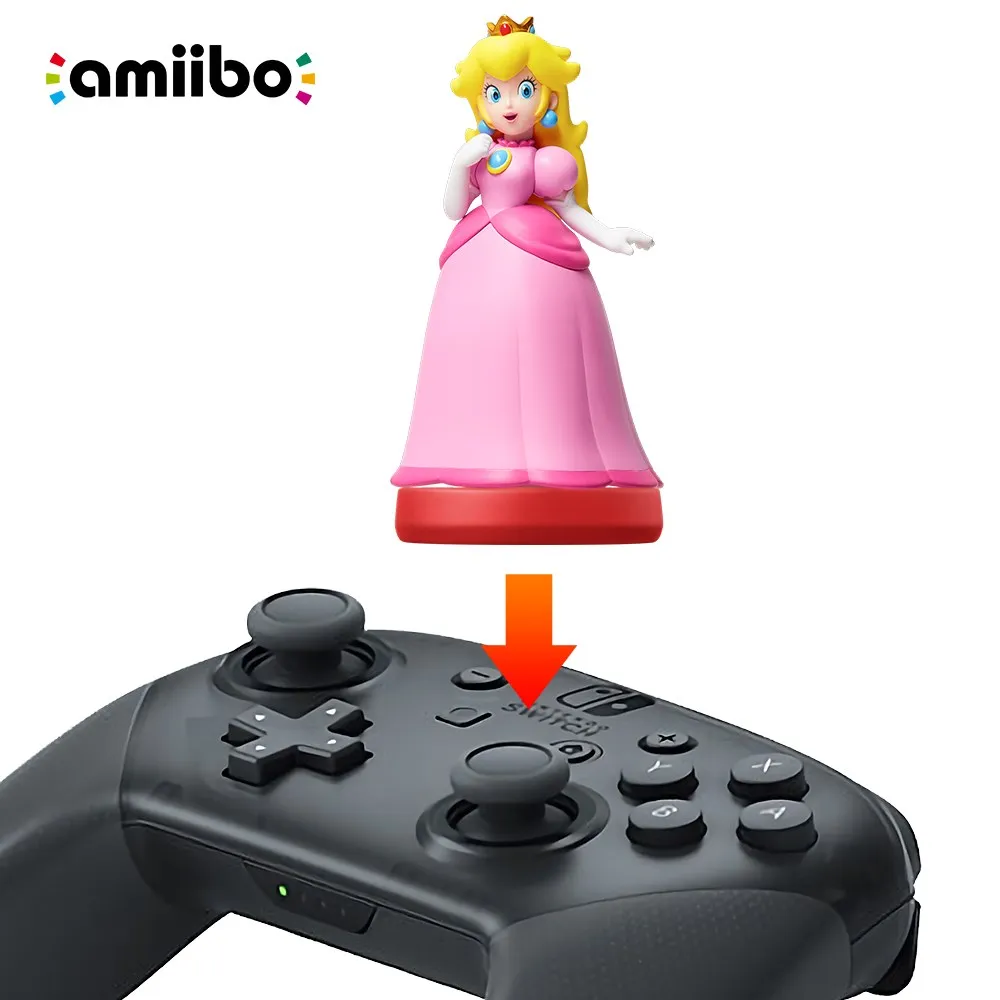 Nintendo Amiibo - Peach- para modelo de interação de jogo de console de jogos Nintendo Switch