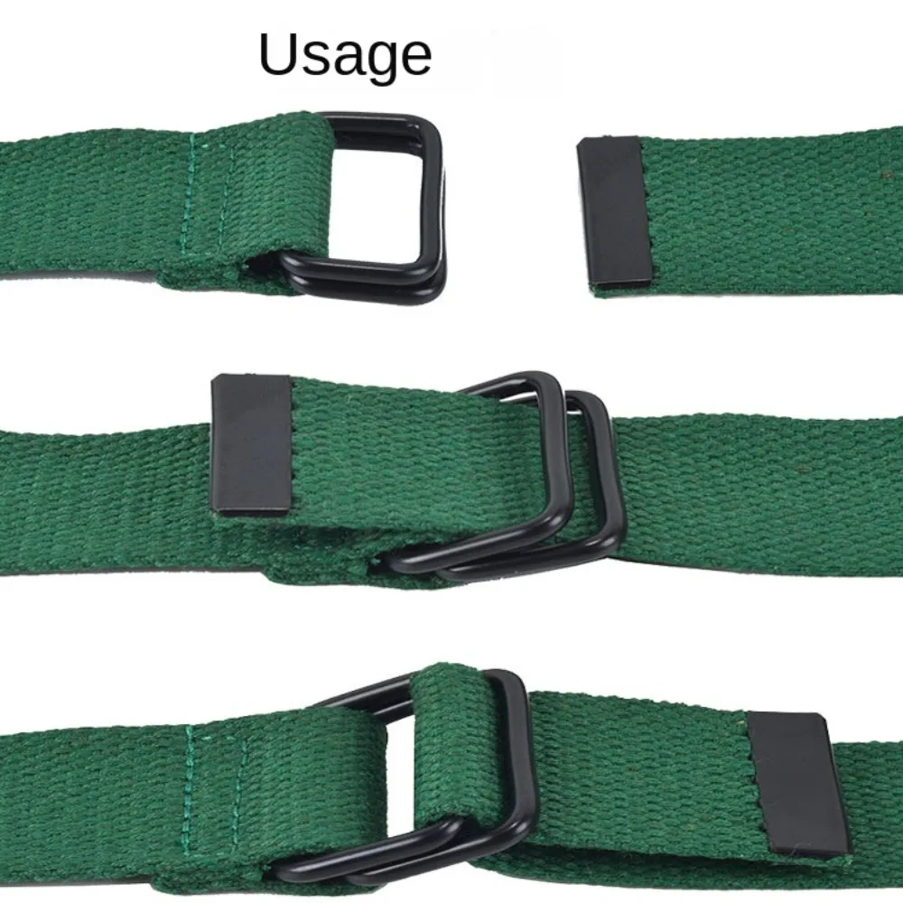 Double Ring Buckle Canvas Belt Casual Cloth Fabric Free Punch Buckle Belt Cotton Canvas Best Canvas Belts Men\'s