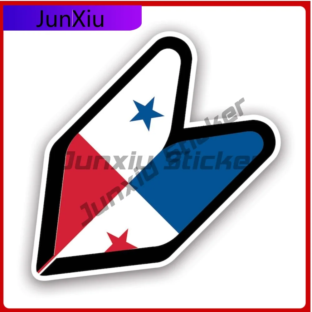 

Panamanian Driver Badge Sticker Creative Decals Uv Protected Wakaba Green Leaf Shoshin Beginner Driver Sign Soshinoya Panama Pa
