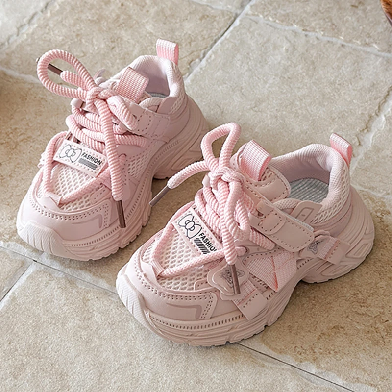 

Spring Sport Shoes For Children Trend Fashion Baby Boy's Girl's Sneakers Anti-slippery Ergonomics Kid's Sneakers Casual Shoes