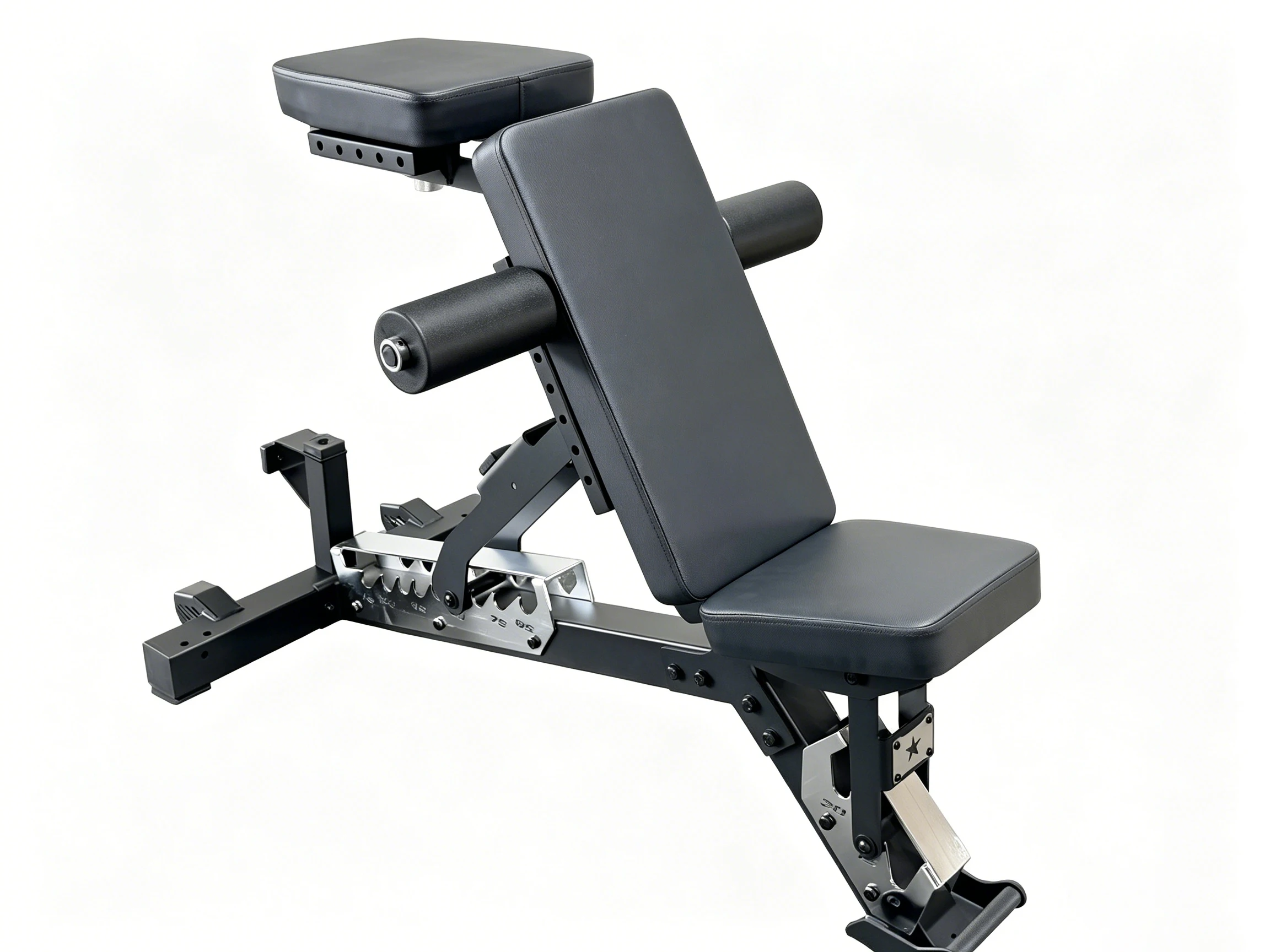 Adjustable Weight Bench, Foldable Multi-Function Gym Bench Incline Decline Flat with Leg Hold for Gym Home Use