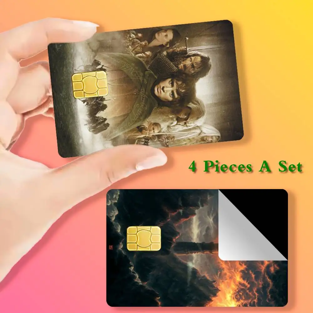 

The L-Lord Of The R-Rings Card Stickers Cover Film Sticker for Debit Credit Bank Card Waterproof