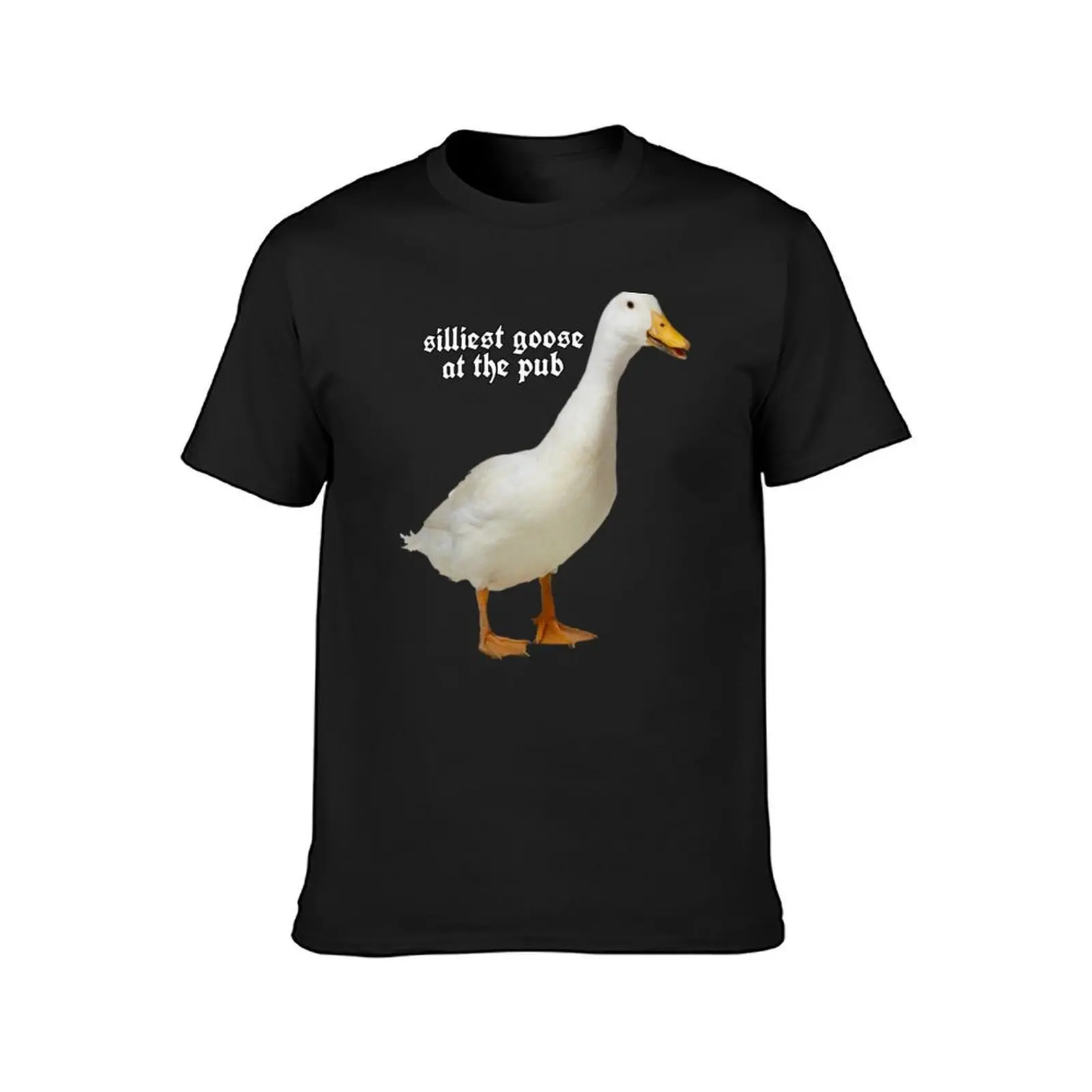 silliest goose at the pub T-Shirt plus size tops quick-drying for a boy workout shirts for men