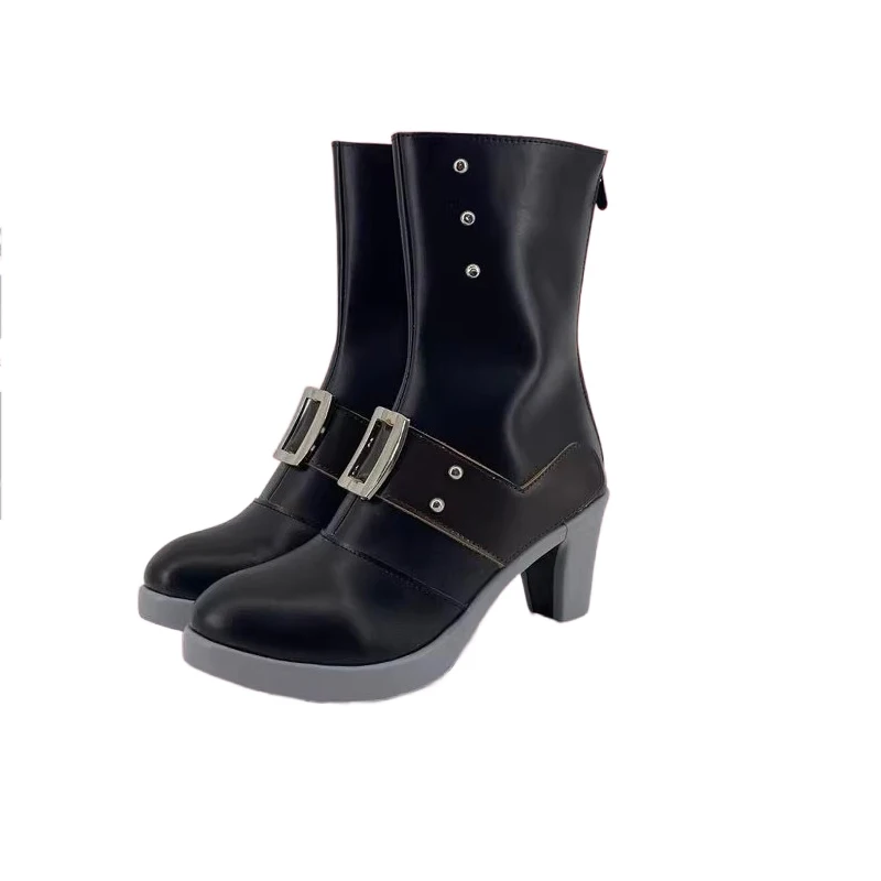 Game Reverse 1999 Bkornblume Cosplay Shoes Unisex PU High Boots for Halloween Carnival Party Christmas