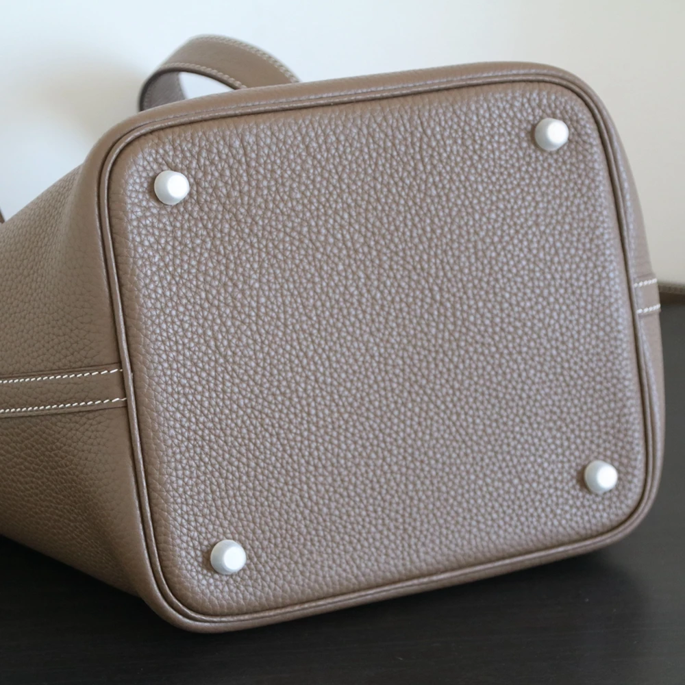 High Quality Luxury Bucket Bag Genuine Leather Women Tote Bag\\Handbag Fashion Simple Real Cowhide Leather Female Bag Soft Big