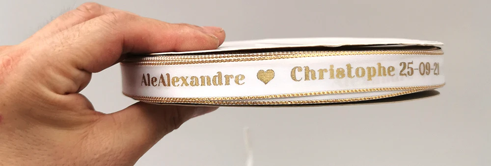 10mm-75mm individuell bedrucktes Band, persönliches Logo, Rubban, Geschenkbox, Backverpackung, Hochzeit, Geburtstag, Jahrestag, Armband, DIY, Schleifenherstellung – Detail 30