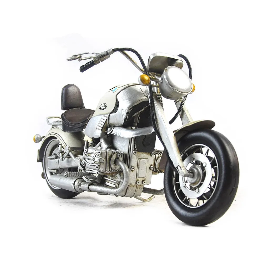 Handmade Retro Metal Motorcycle Model Best Gift for Friend Vintage 1998  Motorcycle Iron Arts and Crafts Decoration