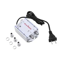 Adaptateur répartiteur d'assistance vidéo, amplificateur de signal CATV standard, AC 220V, 2 voies