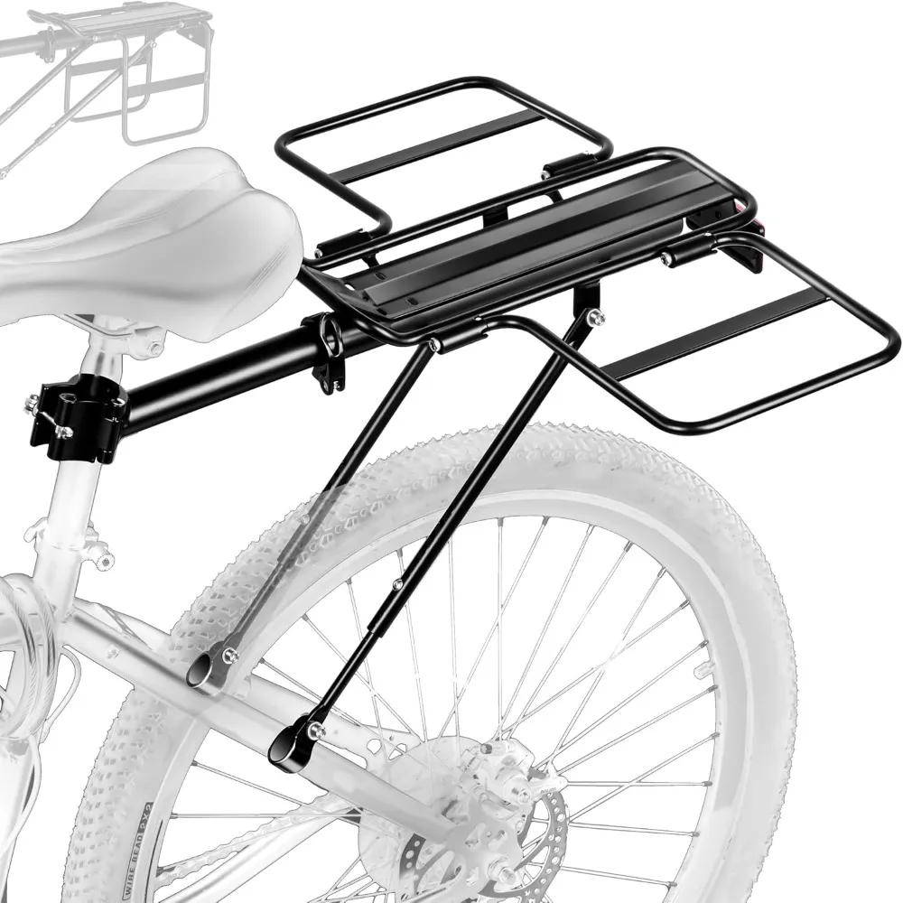 

Bike Cargo Rack,Quick Release ,Universal Bike Luggage Touring Carrier Rack,Large Capacity Bike Pannier Rack