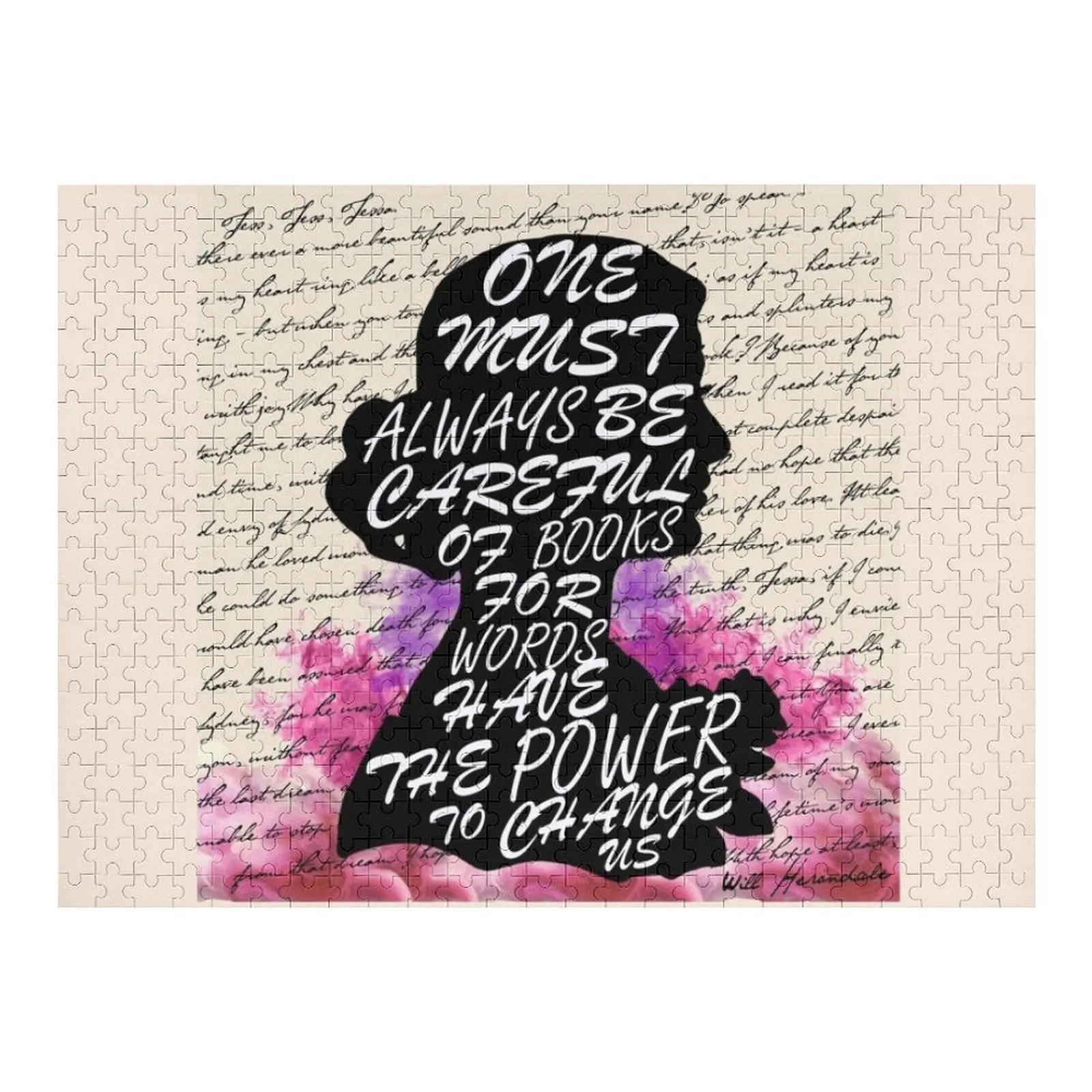 

Words have the power to change us Jigsaw Puzzle Animal Custom Gift Personalized Toys Puzzle