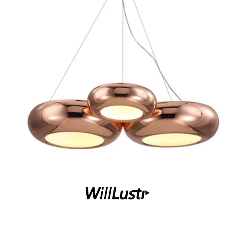 Lámpara de techo noovo aura UFO, lámpara de techo LED, cromo, cobre, negro, blanco, iluminación de techo para comedor, hotel, restaurante