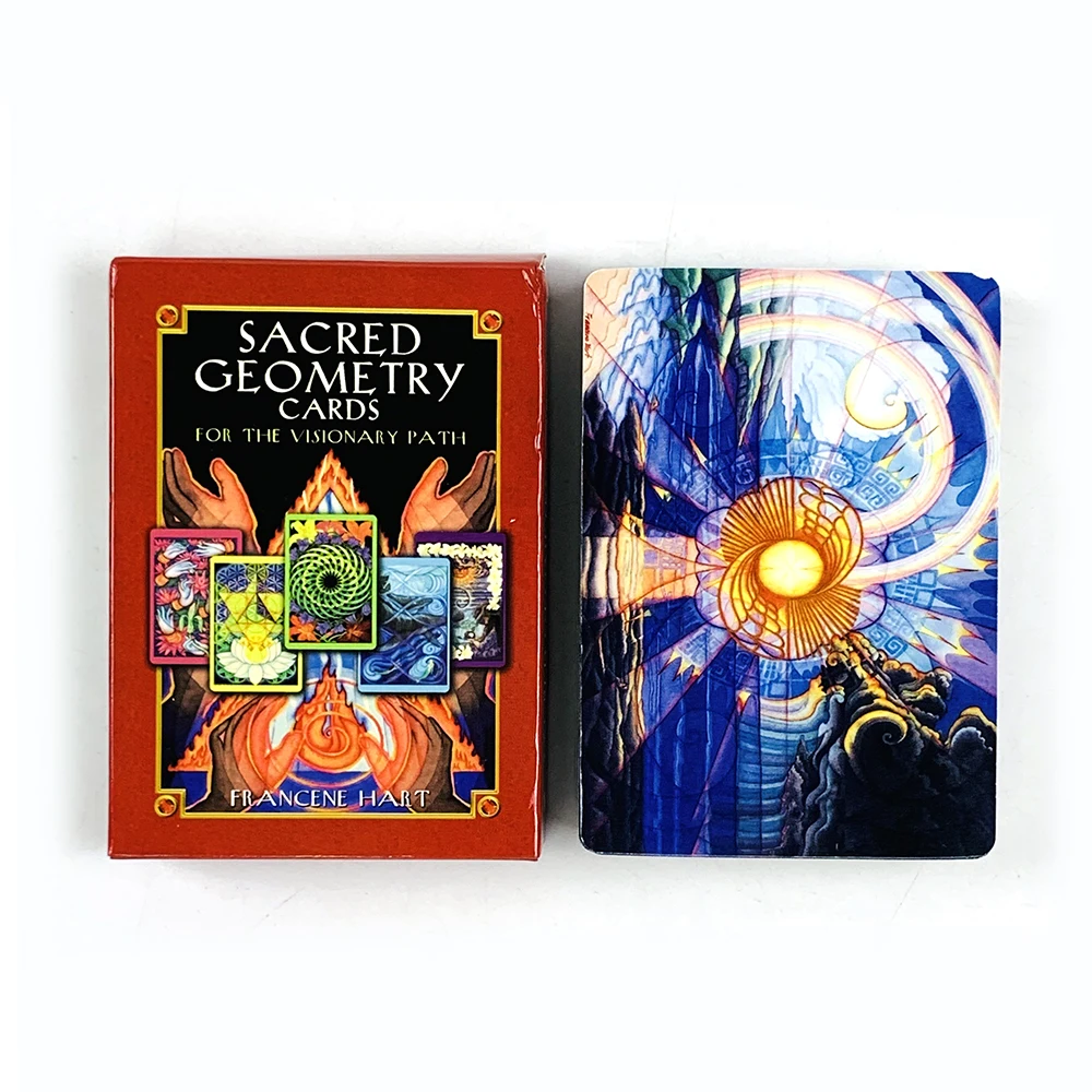 Sacred Geometry Cards For The Visionary Path A 64 Cards Divination Party Game With Integrating Math, Science and Spirituality