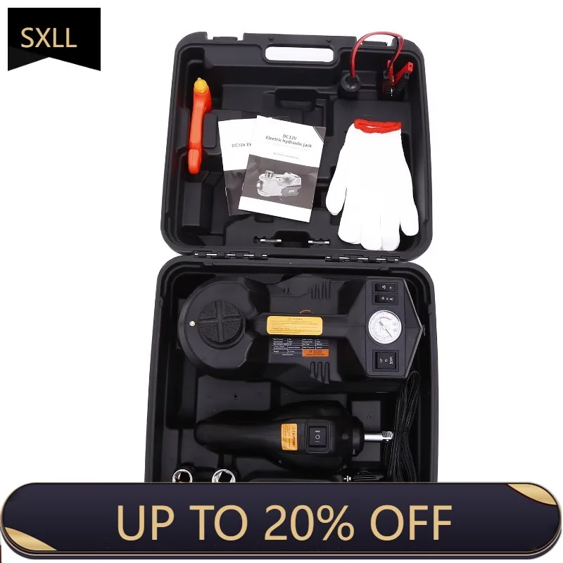 

SXLL Factory Price 3 in 1 Multifunctional Electric 12V 5t Automotive Hydraulic Jack with 155 450mm Lift Range and Iron Structure