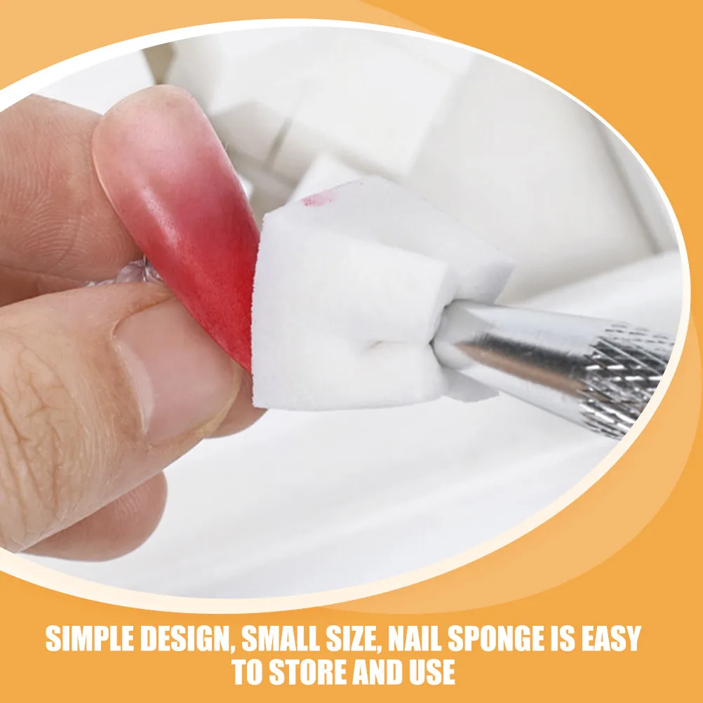 

1Set Nail Sponge and Grabber Set Soft Latex Sponge for Manicure Color Fade with Metal 4-Claw Up Tool Easy Grip Portable Nail Art