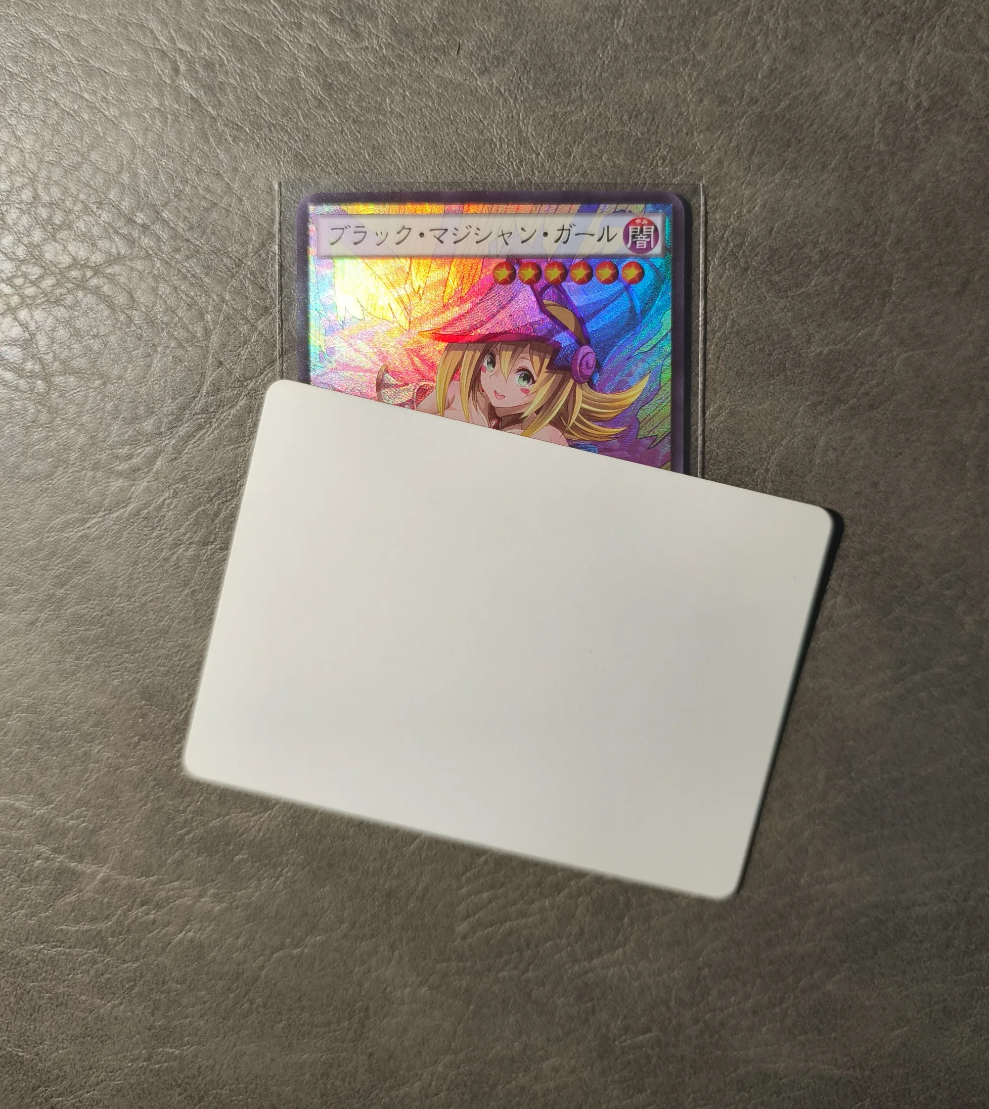 1pcs/set Yu-gi-oh! Black Magician Girl Self Control Collect Signature Trading Flash Card Anime Cartoon Gift Toy