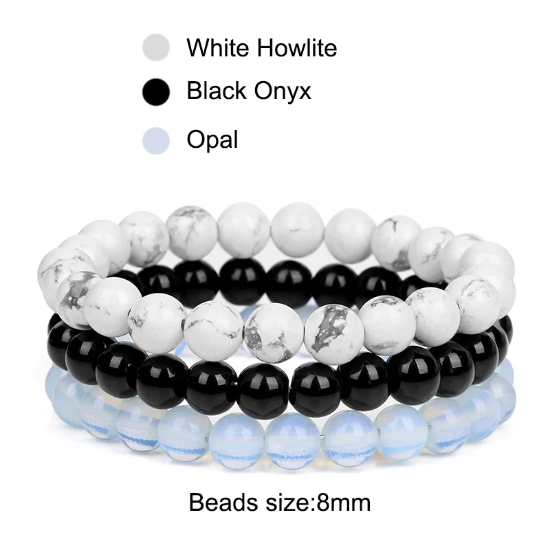 3 Teile/satz Naturstein Armband Rosenquarz Obsidian Amethysten Tigerauge Perlen Elastische Armband Für Frauen Männer Gesundheit Schutz