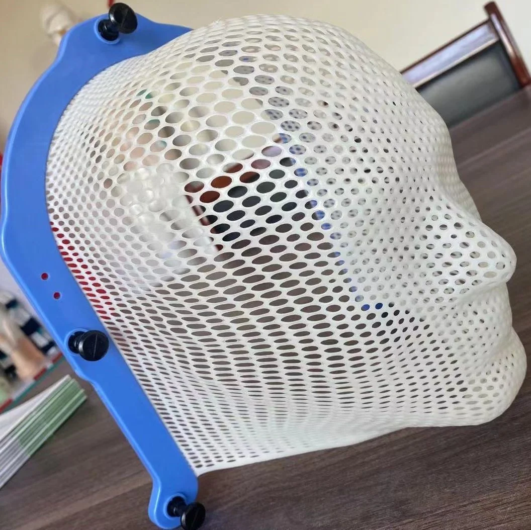 

S Type Thermoplastic Immobilization Mesh Mask for Cancer Oncology Radiotherapy Head Fixation