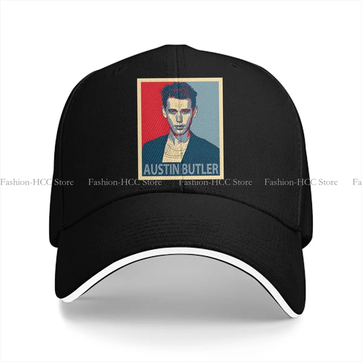 Washed Men's Baseball Cap Poster Trucker Snapback Caps Dad Hat Austin Butler