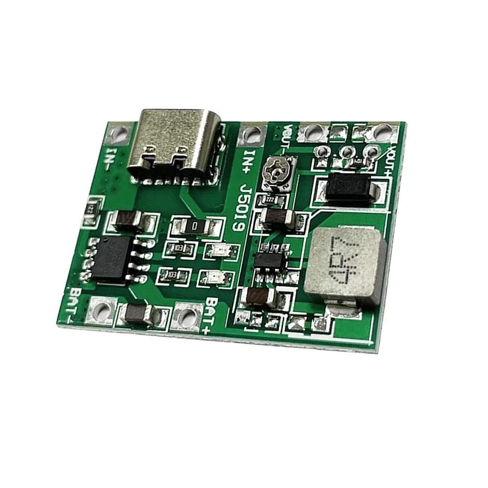 3.7V 9V 5V 2A Adjustable Step Up Module 18650 Lithium Battery Charging Discharge Integrated Module Charger Accessories