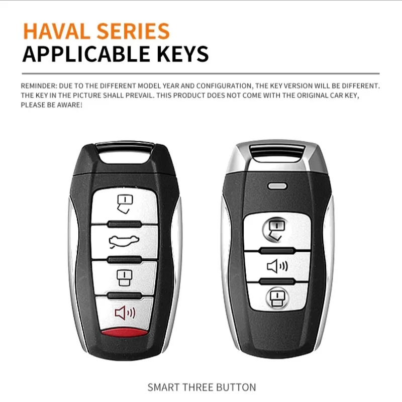 Car Key Fob Cover Case Protect Shell Holder Set For Haval H6 Dargo M6 H9 H6S F7 F7X Jolion X DOG XY H2 H3 H5 H7 H8 M4 F7H H2S