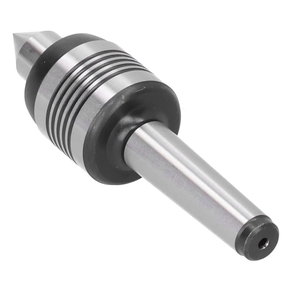 MT2 Morse Taper Live Center Hardened Steel Bearing 5-Slot Lathe Center Rotating Head Precision Ground Tailstock Center