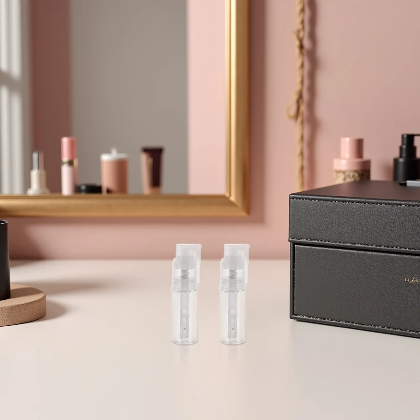 3 قطع من زجاجة رذاذ البودرة سعة 18 مل، حاوية سفر محمولة مع فوهة طويلة لجسم التلك والعناية بالطفل وخفيفة الوزن وقابلة لإعادة الملء #6