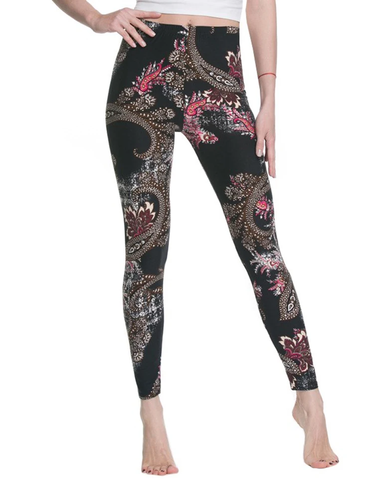 YRRETY Push Up Leggings Women Clothing Fitness High Waist Workout Jeggings Fashion Workout Push Up Printed Female Pants Trousers