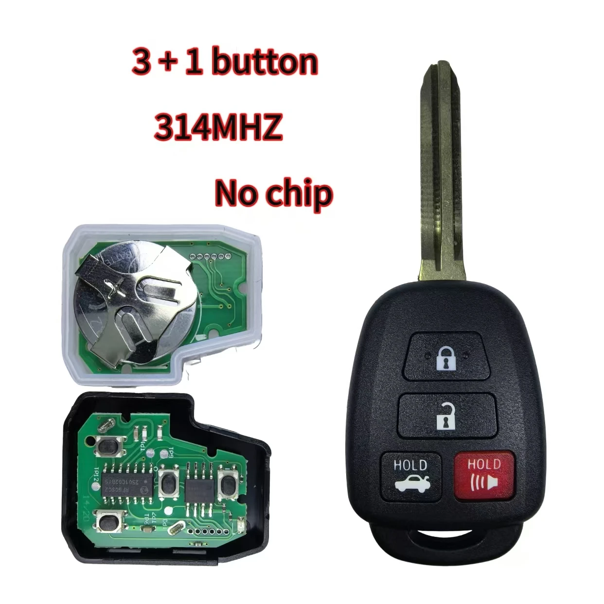 Jingxin HYQ12BEL/HYQ12BDM/HYQ12BDP 89070-02880 72G/H-8A Chip 314,3MHz Autoschlüssel/Gehäuse für Toyota Camry Corolla 2012-2017 – Detail 12