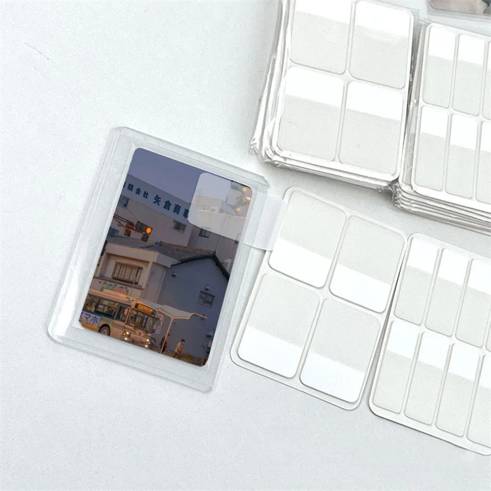80/160PCS Self Adhesive Index Stickers Label Stickers Note Stickers Card Guide Stickers Mark Stickers Simple Rectangular