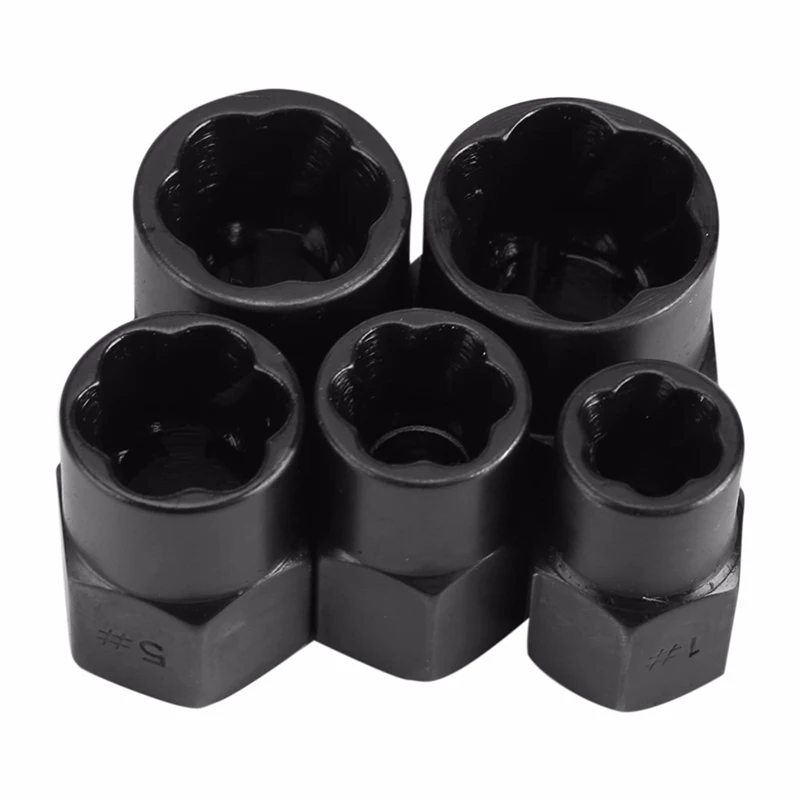10 Pcs/ Set Broken Bolt Nut Extractor Hand Remover Kit Nut Hex Removal Tools Hardware Accessories For Car Repair 9-19 MM Caliber