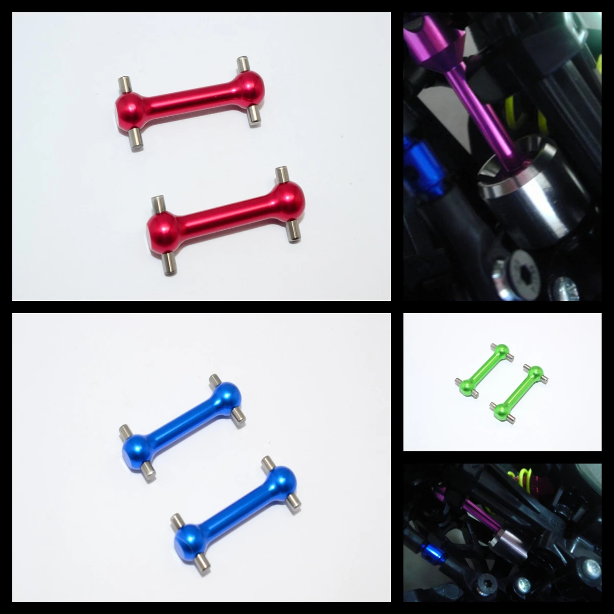 

GPM ALLOY FRONT/REAR DOG BONE (31MM) -1PR TAMIYA-TT01