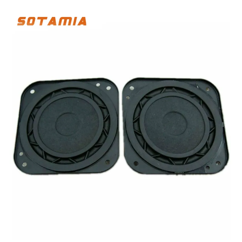 SOTAMIA 2Pcs 3 Inch  Audio Woofer Speaker Driver 8 Ohm 15W Bass Sound TV Speaker Soundbar Column DIY Ultra-thin Loudspeaker