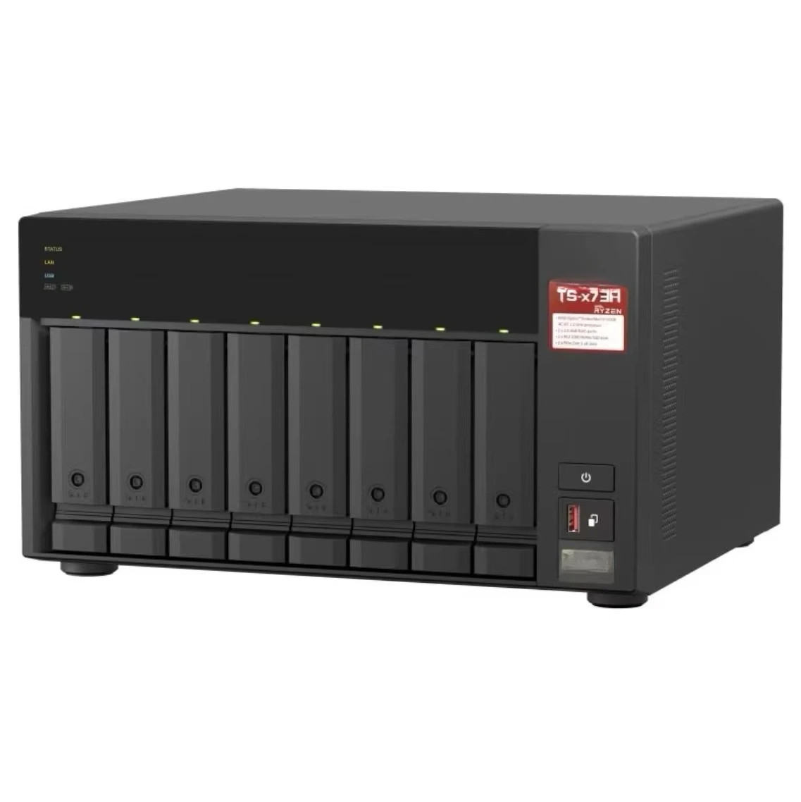 High Performance Network Attached Hardware Qnap Ts-873a-16g with 8 Bay10 GB Nas Storage Server