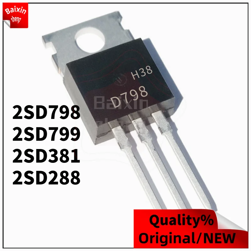 

10PCS NEW 2SD798 2SD799 2SD381 2SD288 TO-220 D798 D799 D381 D288,Darlington power transistor,Multiple models, quantity selection