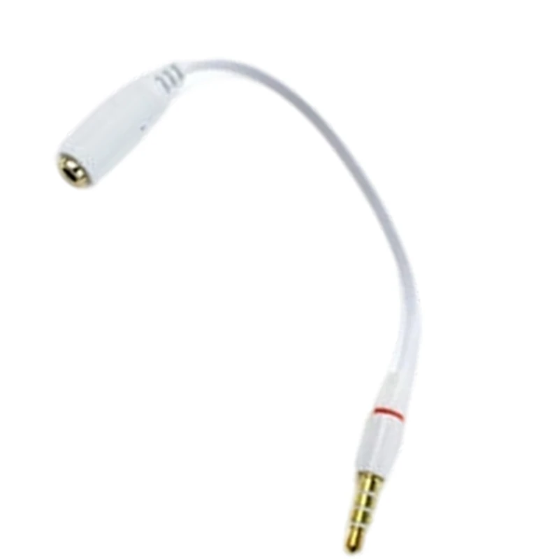  3.5mm Stereo Cable Male Port to 3.5mm Female Port CTIA to OMTP Headphones Extend Line Wire Headphones Transmission Cable