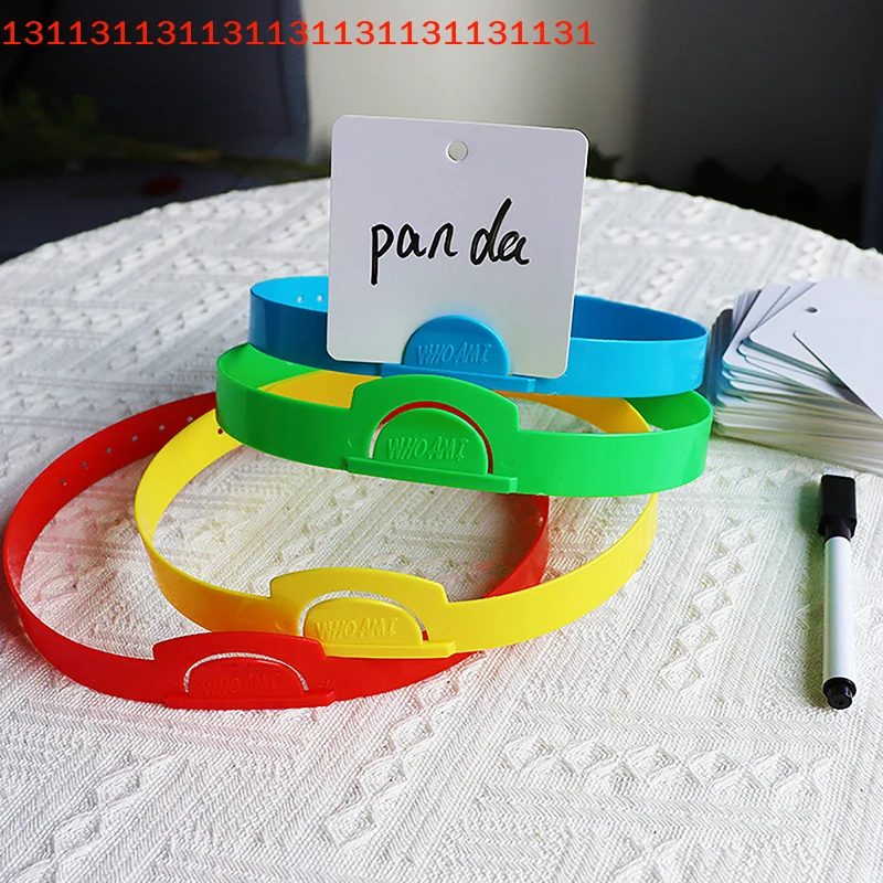 

Настольная игра «Быстрые вопросы» с повязкой на голову, реквизит для косплея, развивающая игрушка для семейных вечеринок