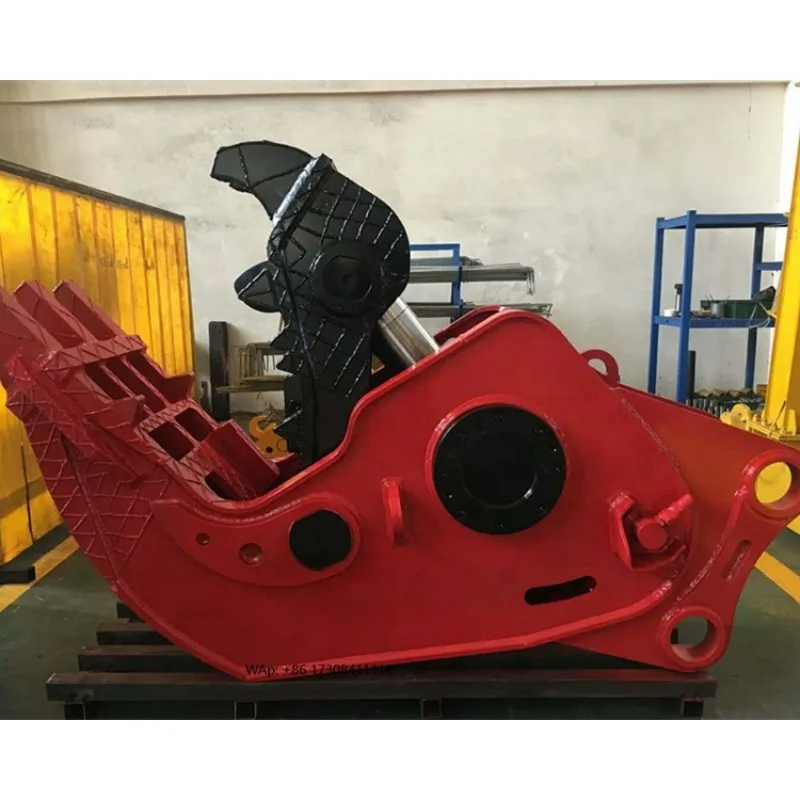 High Efficiency Excavator Motor Engine Teeth Demolition Replaceable Jaw Plate Hydraulic Pulverizer and Shears