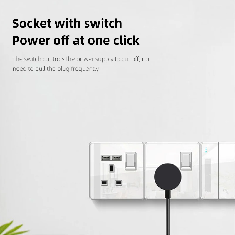 Pssrise 146 Type Uk Eu Muur Schakelaar Socket Met Dc 5V 3.1A Type-C Usb Charger Volledige Gehard glazen Paneel Lichtschakelaar Stopcontact