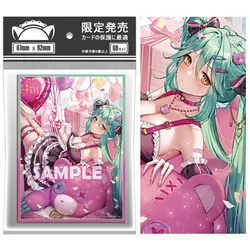 60PCS/Bag Laser Anime Card Sleeves 67x92mm Board Game Cards Protector PTCG Cards Shield Card Cover for TCG/PKM/MGT Trading Cards