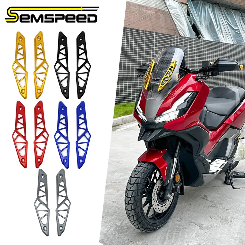 

SEMSPEED Motorcycle Windshield Bracket Cover Decoration For Honda ADV 350 2025 Windshield Screen Decorative Cover Plate