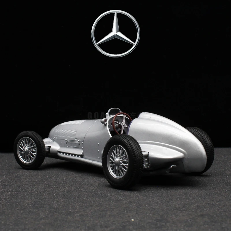 WELLY 1:24 Mercedes-Benz W125 1937 Alloy Car Model Diecasts & Toy Vehicles Collect Car Toy Boy Birthday gifts