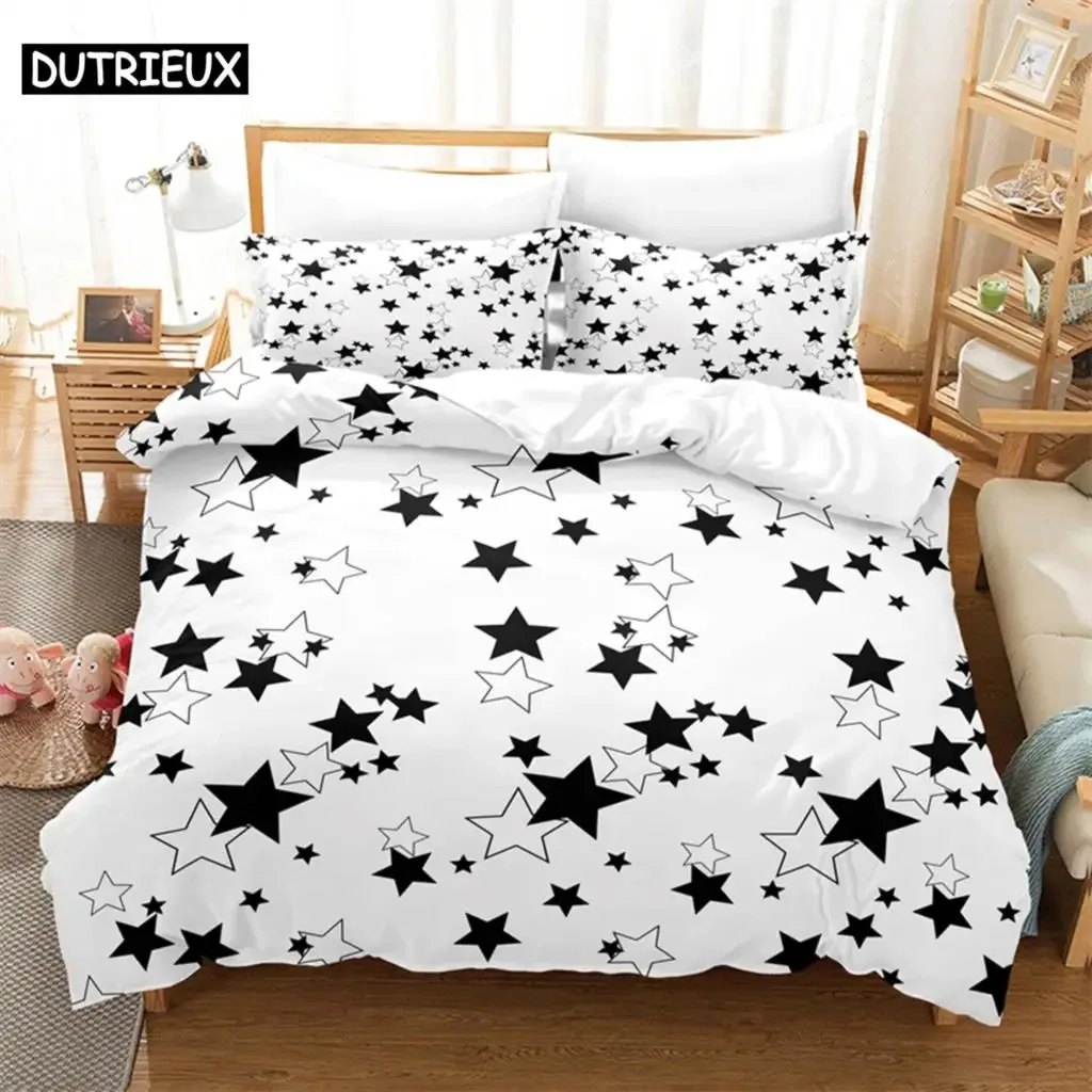 

Stars Bedding Set Duvet Cover Set 3d Bedding Digital Printing Bed Linen Queen Size Bedding Set Fashion Design