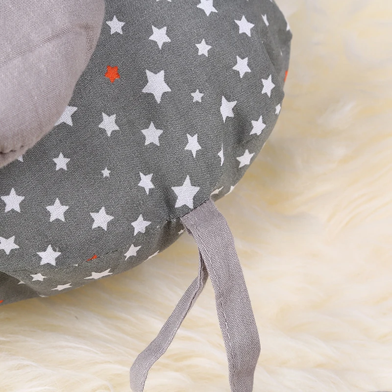 Baby Bed Bumper Cushion Cotton Cartoon Elephant Infant Crib Bumper Soft Baby Bedding Around Protector Room Decoration 6PCS/Set