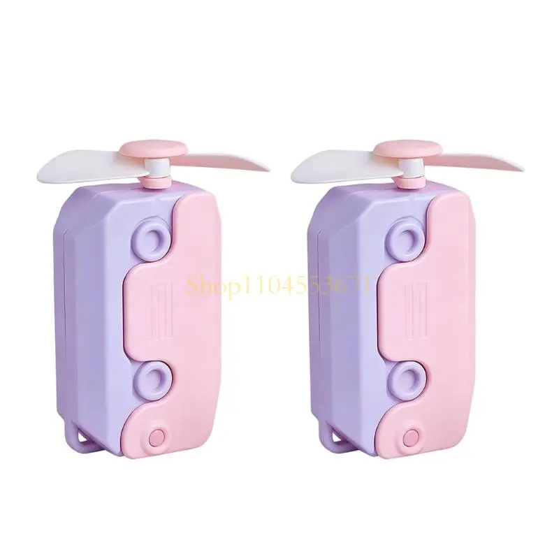 Best Seller Multifunctional Handheld Fan With Rotating Fidgets Function 50G Lightweight Body Multiple Bright Color Choice