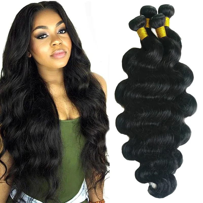 30 Inch Raw 100% Human Hair Bundle Brazilian Body Wave Hair Extension Remy Hair Weave Bundles For Black Women High Quality