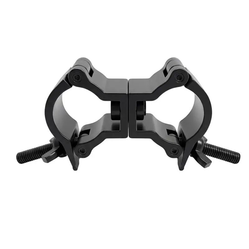 [NEW!A08R】 Aluminum Truss Clamps, Dual Swivel DJ Light Clamps- Heavy Duty Lighting Clamp To Secure Stage Lighting Equipment