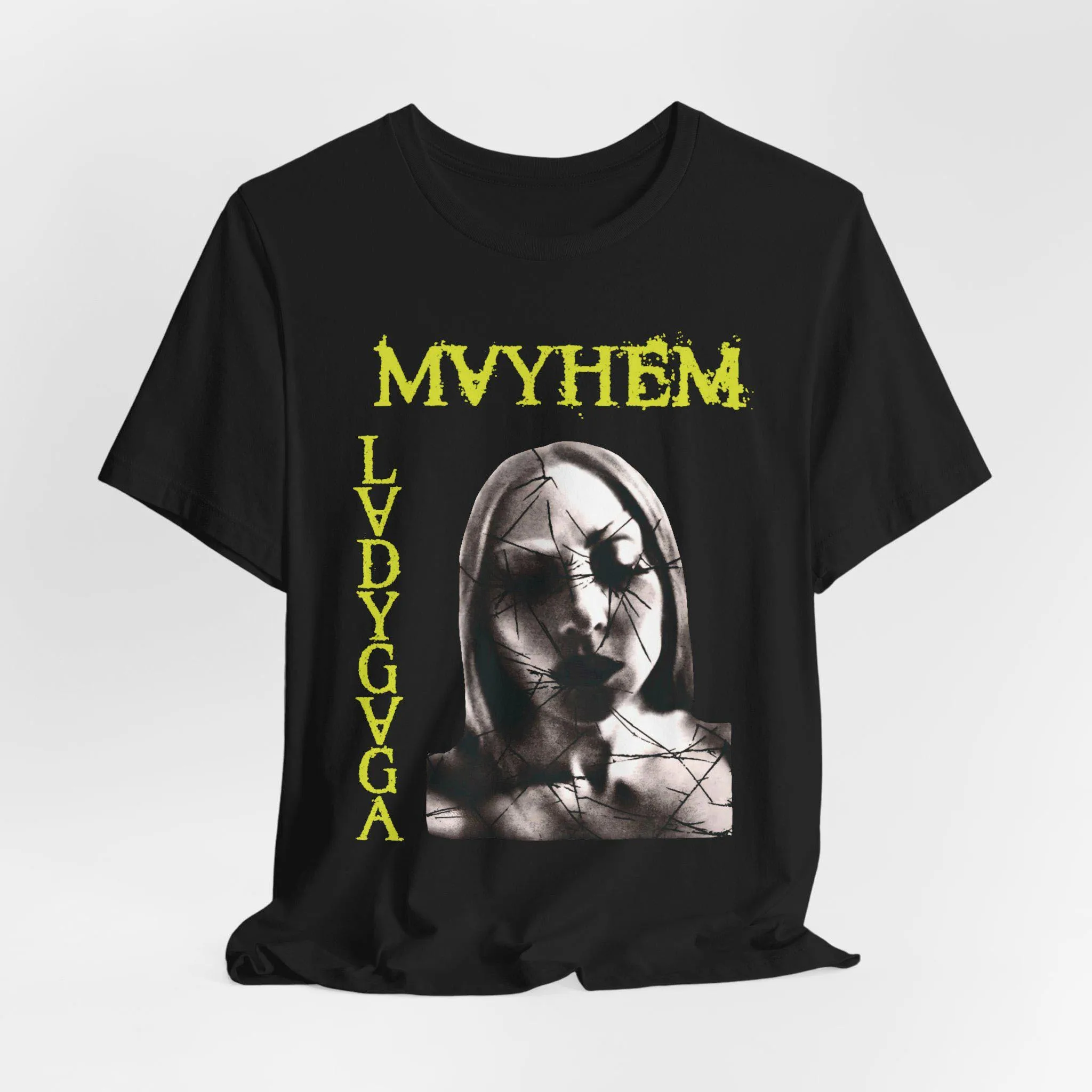 Mayhem Shattered T-shirt Mayhem Ball Tour Shirt Oversize Streetwear Men Women Uenisex Short Sleeve Ghift for Little Monsters Tee
